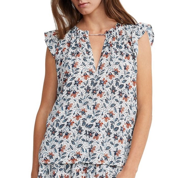 VELVET by Graham & Spencer —Rosetta Floral Printed Blouse - Picture 2 of 8